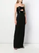 Saint Laurent فستان سهرة مطرز بترتر
