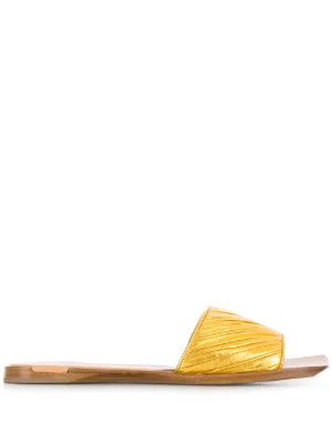 squared-toe sandals by Bottega Veneta, available on farfetch.com for $947 Kourtney Kardashian Shoes SIMILAR PRODUCT