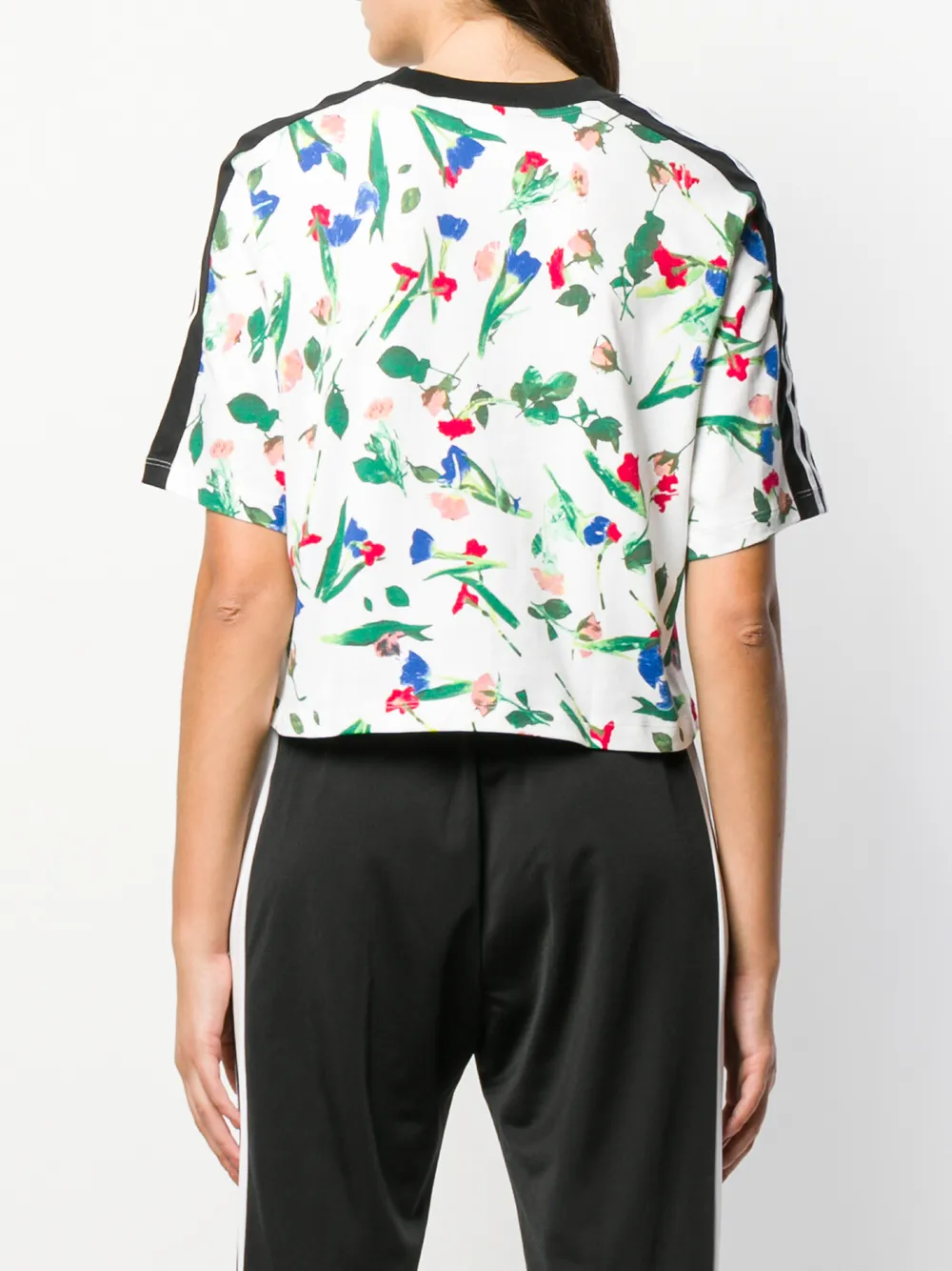 adidas T-shirt met all-over print Wit