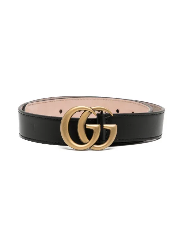 Gucci Kids GG Belt Black FARFETCH IN