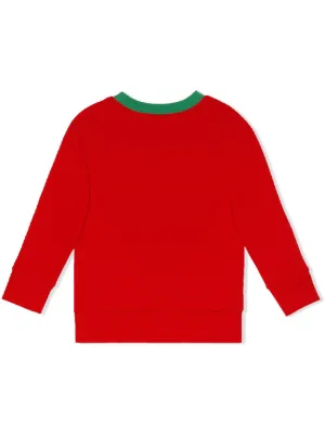 gucci children's sweatshirt with leopards