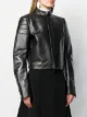 Bottega Veneta cropped leather jacket