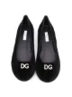Dolce & Gabbana Kids حذاء باليرينا بشعار مرصع