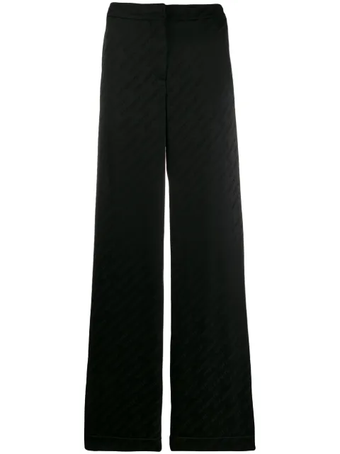 Off-White logo jacquard trousers
