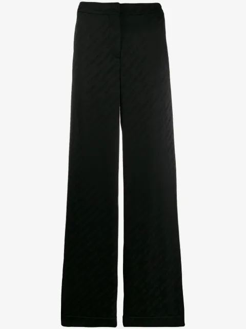 Off-White pantalon à motif monogrammé en jacquard