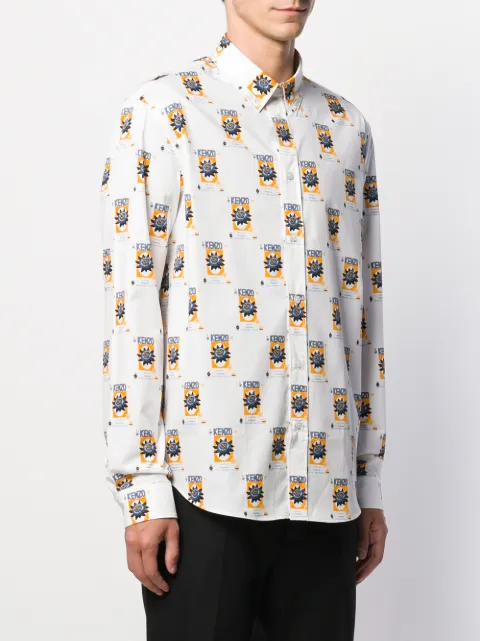 KENZO HEMD MIT PRINT