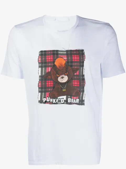 Neil Barrett playera con estampado gráfico