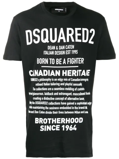 DSQUARED2 t-shirt à logo imprimé