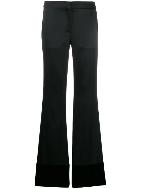 Moschino high-rise flared trousers