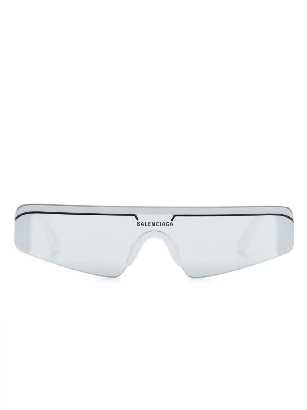 Balenciaga Eyewear Ski sunglasses - White