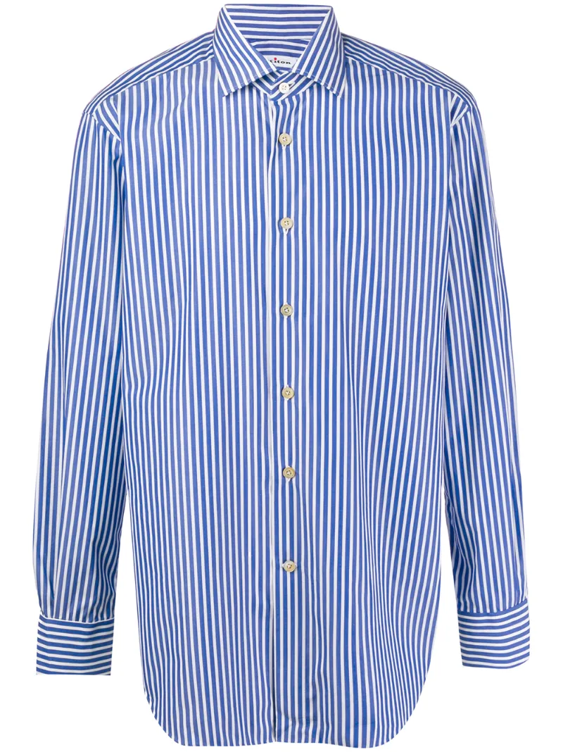 Kiton рубашка в полоску