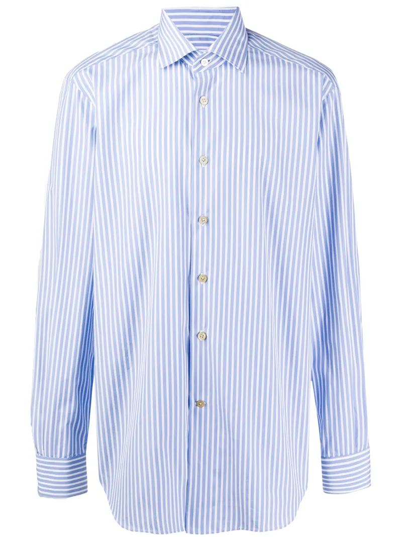 Kiton рубашка в полоску
