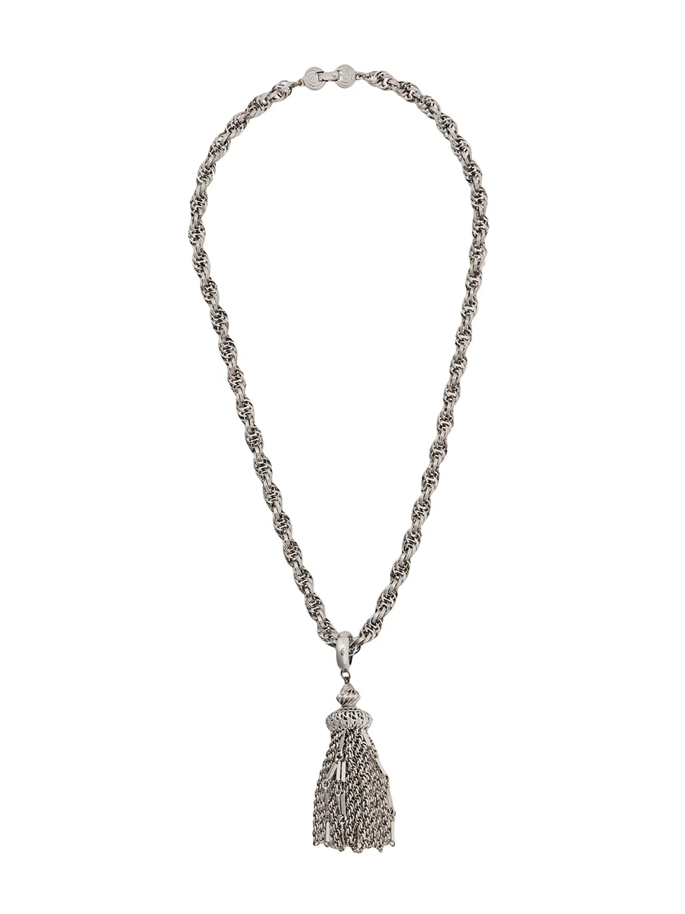 1970
s chain tassel necklace