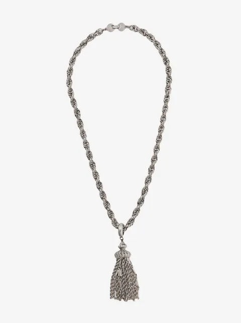 Monet Pre-Owned 1970's chain tassel necklace