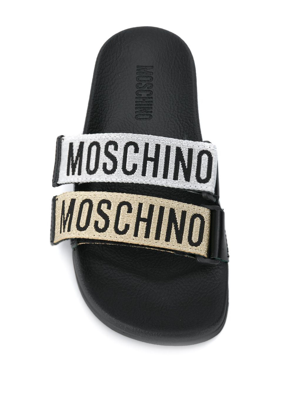 фото Moschino шлепанцы с логотипом