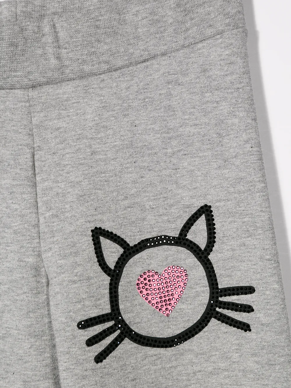 Philipp Plein Junior Pantaloni sportivi Crystal Cat | Pantaloni svasati | Image 3