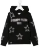 الصورة 1 من Philipp Plein Junior كنزة بغطاء رأس مزينة