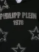 Philipp Plein Junior كنزة بغطاء رأس مزينة