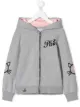 الصورة 1 من Philipp Plein Junior كنزة بغطاء رأس مزينة بكريستال