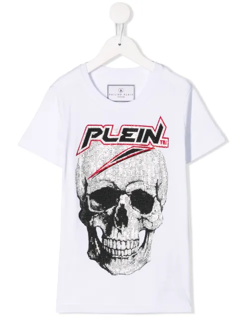 Philipp Plein Junior T-Shirt mit Rundhalsausschnitt