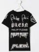 الصورة 2 من Philipp Plein Junior تيشيرت برقبة مقفولة وشعارات
