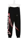 Philipp Plein Junior Space Plein jogging trousers - Black