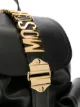 Moschino logo-embellished leather backpack