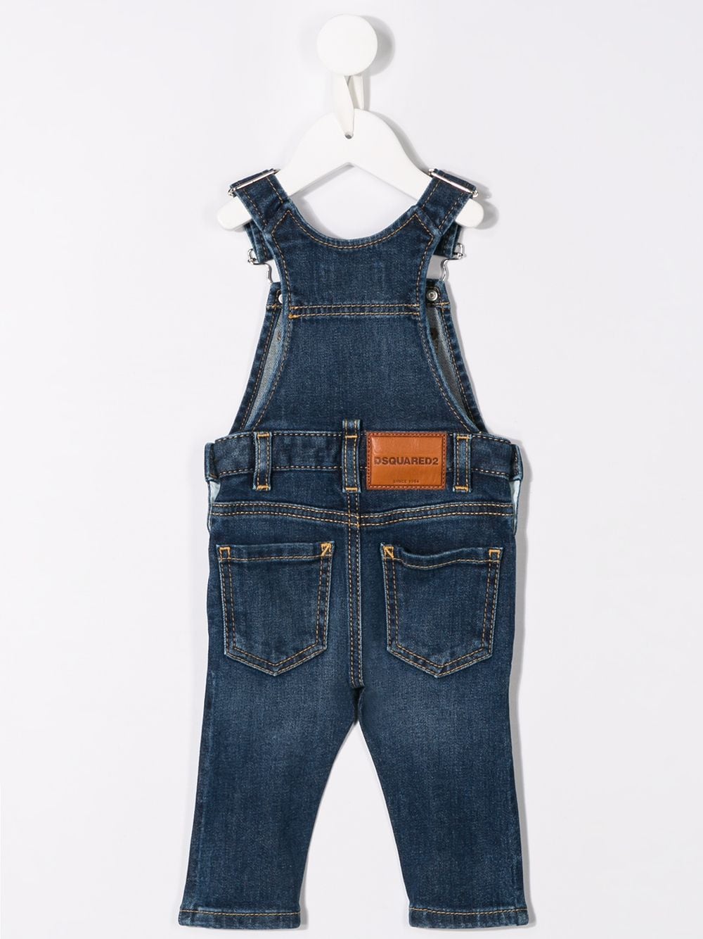 фото Dsquared2 kids комбинезон с эффектом потертости