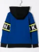 الصورة 2 من Dkny Kids كنزة متباينة الألوان بغطاء رأس وشعار