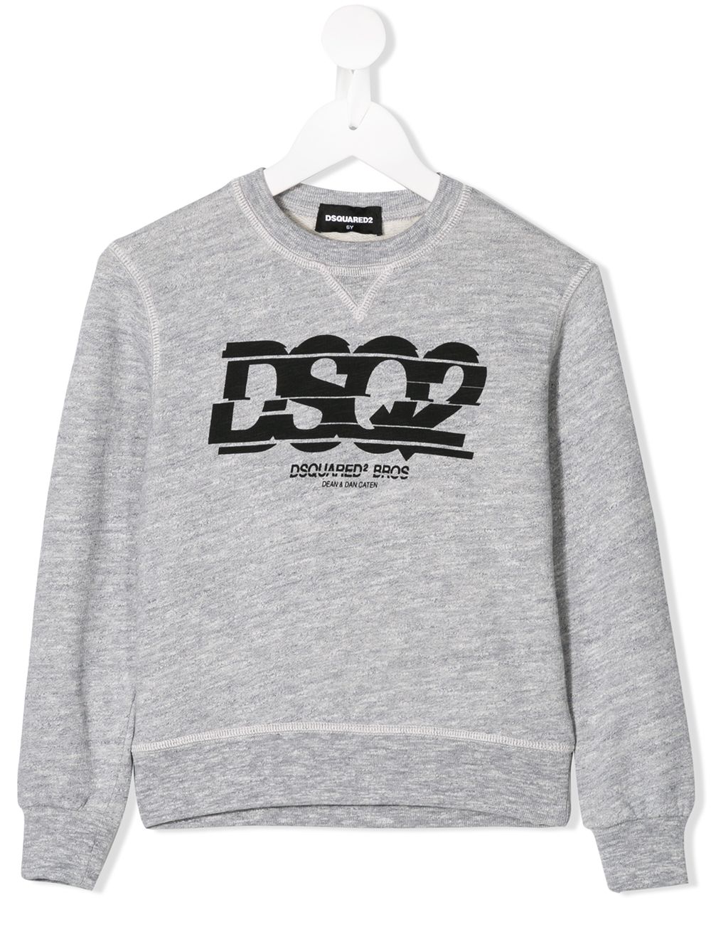 

Dsquared2 Kids sudadera con logo estampado - Gris