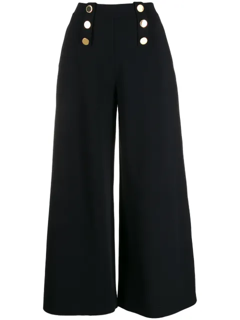 STELLA MCCARTNEY FLARED WIDE LEG TROUSERS
