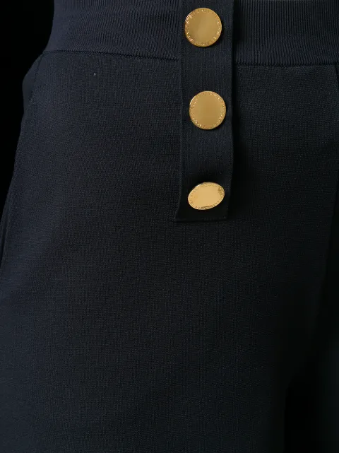 STELLA MCCARTNEY FLARED WIDE LEG TROUSERS