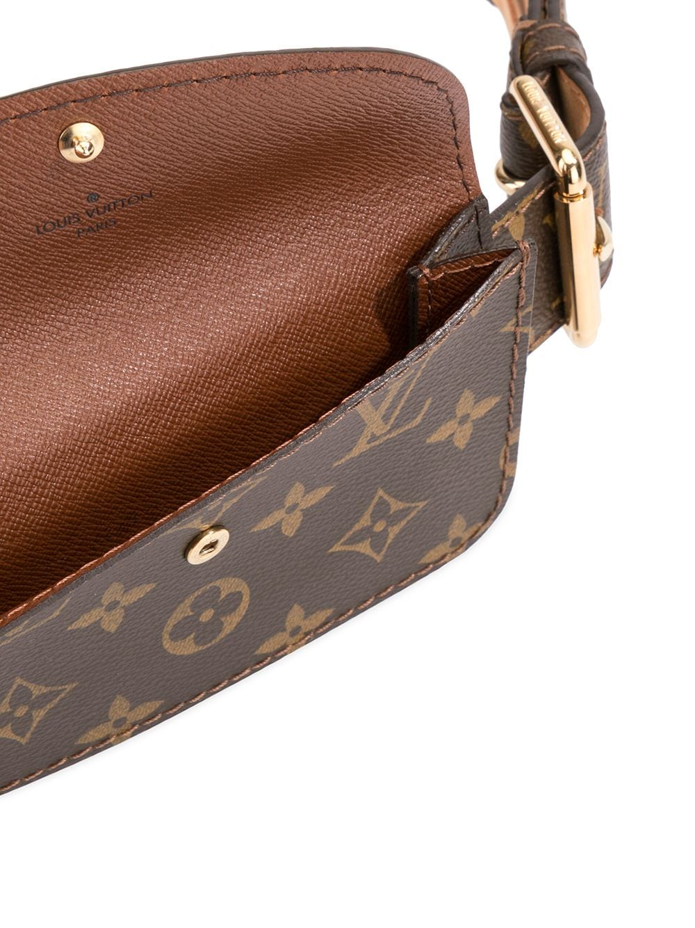 Louis Vuitton Pre-Owned Punch Holes Monogramclutch in Brown