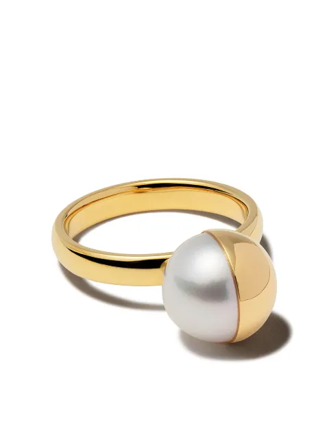 TASAKI 18kt yellow gold M/G TASAKI Arlequin ring