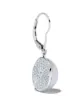 TASAKI 18kt white gold Sliced diamond and pearl earrings