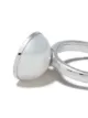 TASAKI anillo Sliced en oro blanco de 18kt con diamantes y perlas del mar del Sur