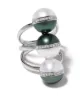 Image 1 of TASAKI 18kt white gold Balance Unite diamond and South Sea pearl ring