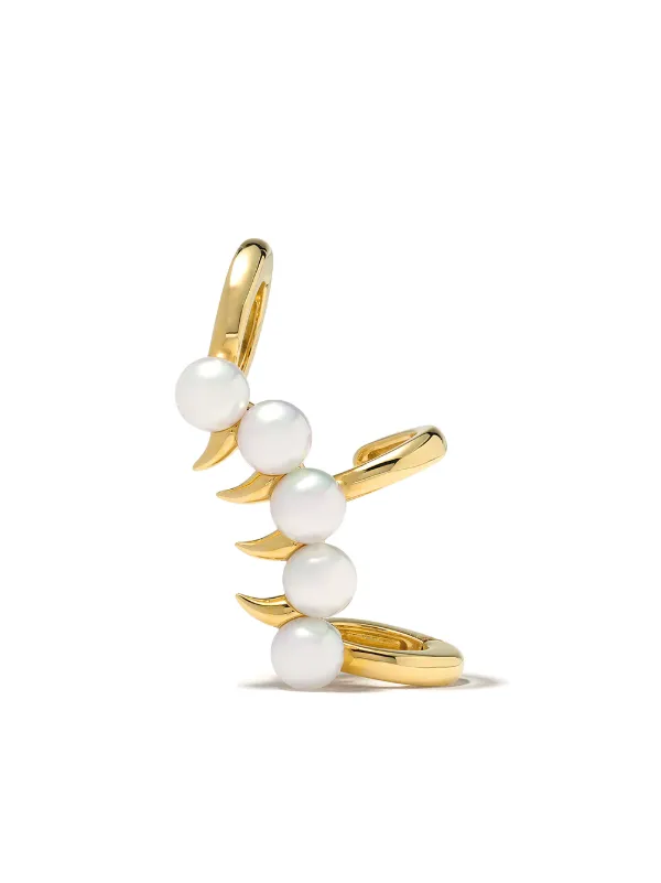 TASAKI 18kt Yellow Gold Danger Scorpion Pearl Ear Cuff - Farfetch