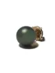 TASAKI 18kt yellow gold refined rebellion black spinel earrings