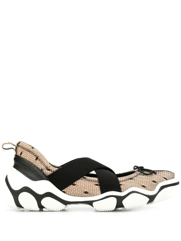 esprit slippers zwart