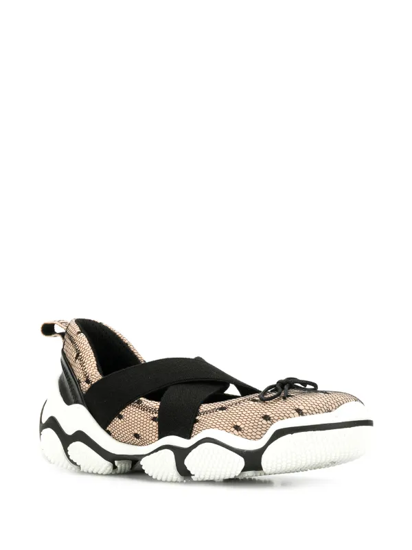 esprit slippers zwart