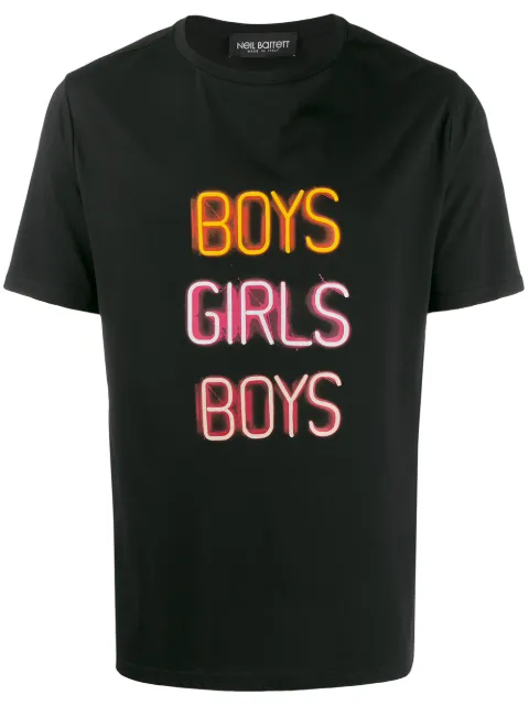 Click to view more detailed imagery on our partner's website Neil Barrett Boys Girls Boys Print T In Black