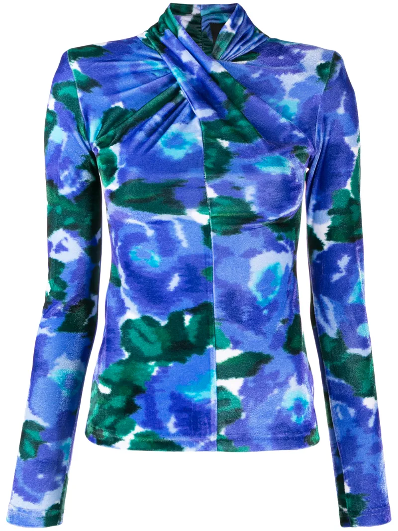 Richard Quinn watercolour print top