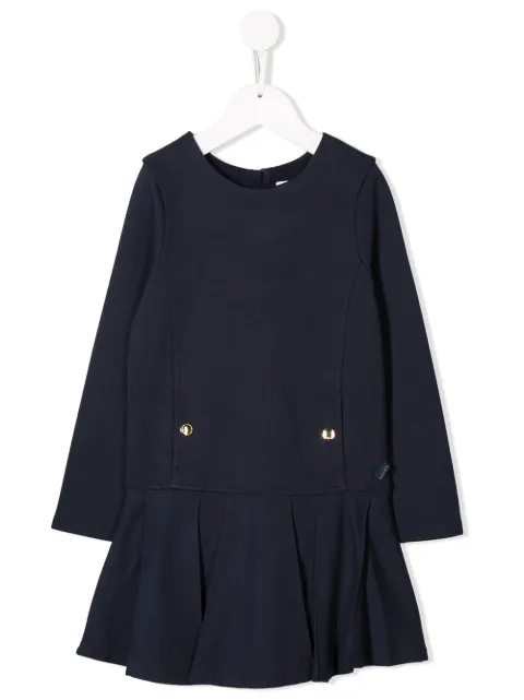 CHLOÉ PEPLUM HEM MIDI DRESS