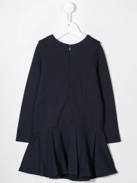 CHLOÉ PEPLUM HEM MIDI DRESS