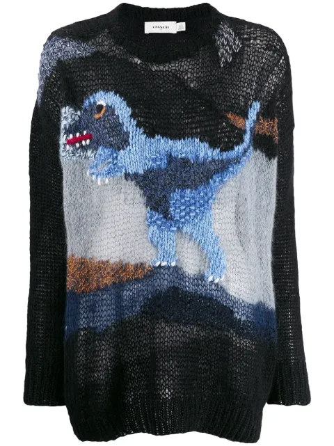 coach dino sweater
