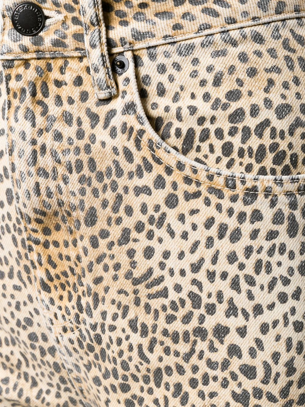 фото Alexander wang брюки с леопардовым принтом