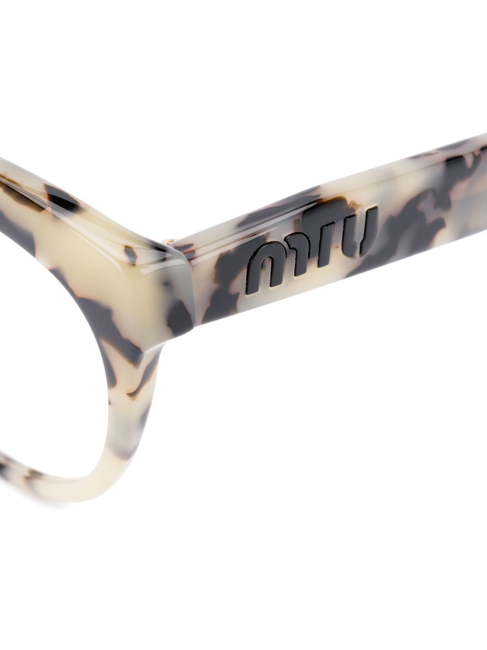 фото Miu Miu Eyewear очки в массивной оправе