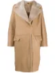 Image 1 of Manzoni 24 shearling button up coat