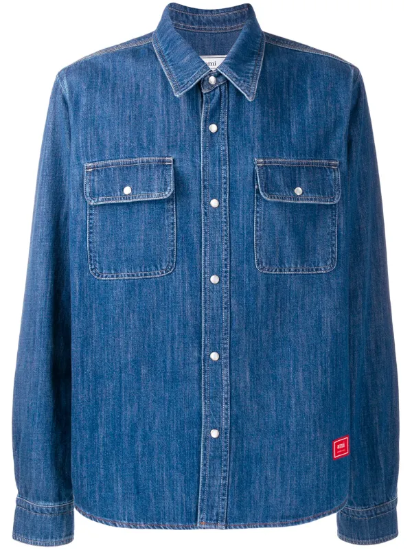 ami denim shirt